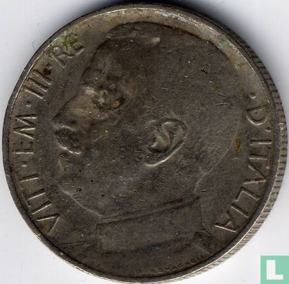 Italien 50 Centesimi 1925 (gerippten Rand) - Bild 2