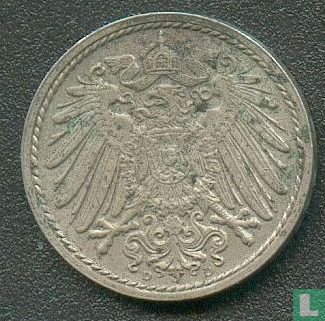 German Empire 5 pfennig 1909 (D) - Image 2