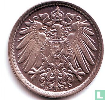 German Empire 5 pfennig 1915 (D - copper-nickel) - Image 2