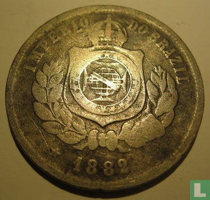 Brazil 200 réis 1882 - Image 1