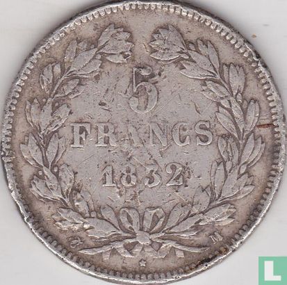 France 5 francs 1832 (M) - Image 1