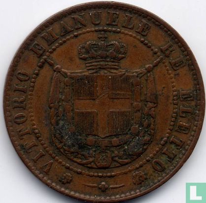 Provinces-Unies d'Italie centrale 5 centesimi 1859 - Image 2