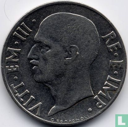 Italien 20 Centesimi 1940 XVIII (nicht magnetisch - reeded) - Bild 2