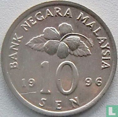 Maleisië 10 sen 1996 - Afbeelding 1