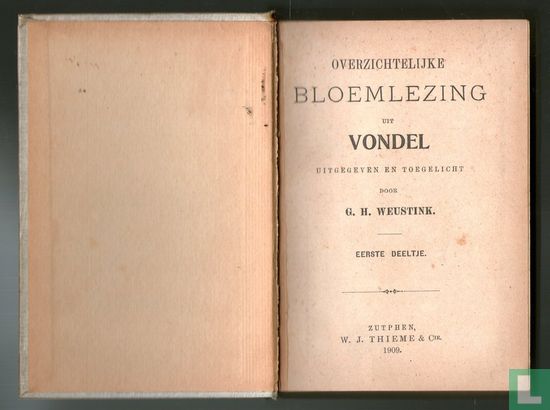 Overzichtelijke bloemlezing uit Vondel - Image 3