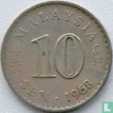 Malaisie 10 sen 1968 - Image 1