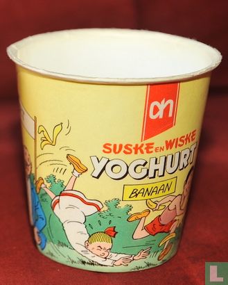 Suske en Wiske yoghurt banaan beker  - Image 1