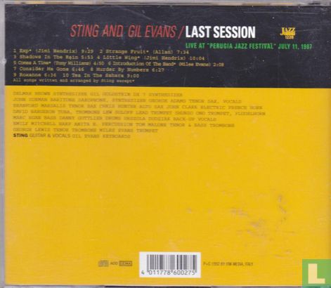 Sting and Gil Evans/Last session  - Afbeelding 2