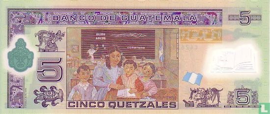 Guatemala Quetzal 5 - Afbeelding 2