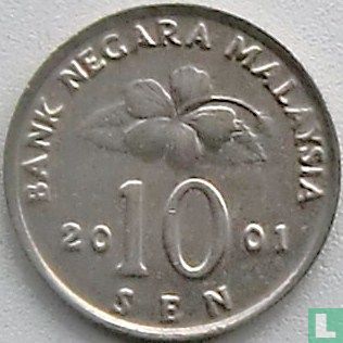 Malaysia 10 sen 2001 - Image 1