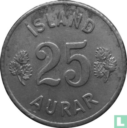 Islande 25 aurar 1951 - Image 2