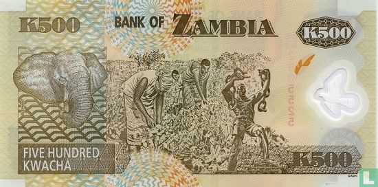 Zambia 500 Kwacha 2009 - Afbeelding 2