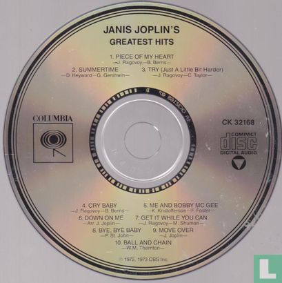 Janis Joplin's Greatest Hits  - Afbeelding 3