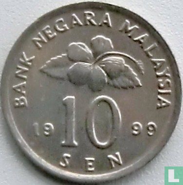Maleisië 10 sen 1999 - Afbeelding 1