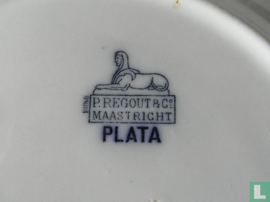 Dinerbord - Plata - Petrus Regout - Image 2