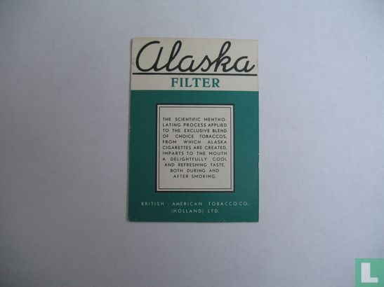 Alaska Filter Menthol Cooled - Afbeelding 2