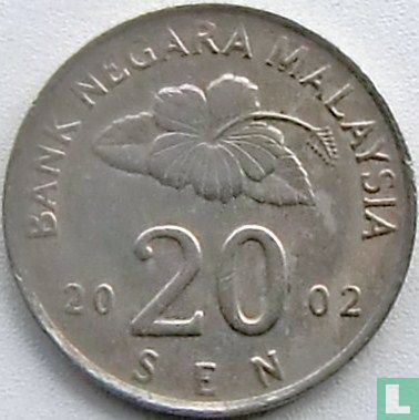 Malaysia 20 sen 2002 - Image 1