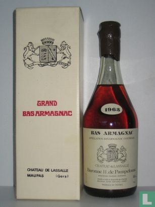 Baronne H .De Pampelonne 1963, Bas Armagnac