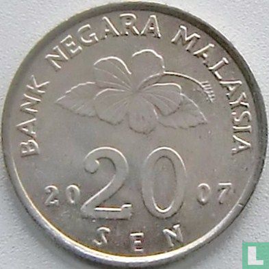 Malaisie 20 sen 2007 - Image 1