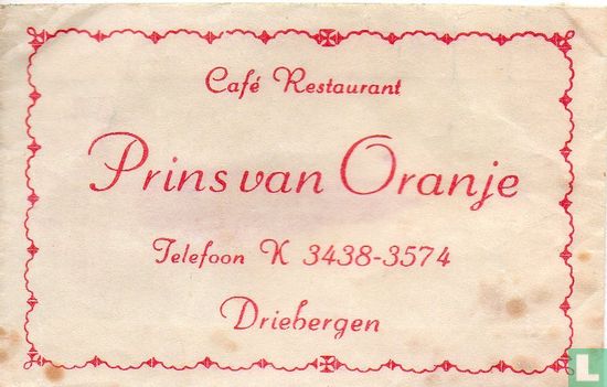 Café Restaurant Prins van Oranje - Image 1