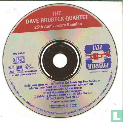 The Dave Brubeck Quartet 25TH Anniversary Reunion - Bild 3