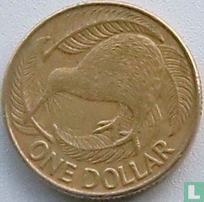 Nouvelle-Zélande 1 dollar 1990 - Image 2
