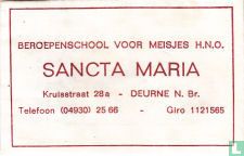 Beroepenschool voor Meisjes H.N.O. Sancta Maria