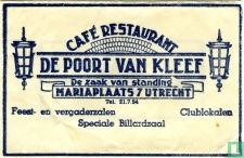 Café Restaurant De Poort Van Kleef