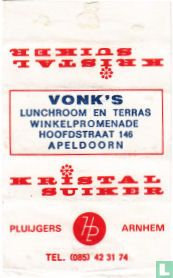 Vonk`s Lunchroom en Terras