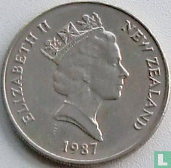 New Zealand 10 cents 1987 - Image 1