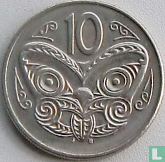 New Zealand 10 cents 1987 - Image 2