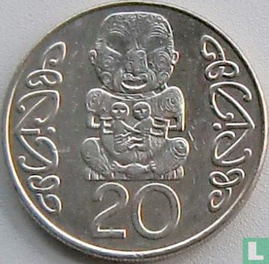 Nouvelle-Zélande 20 cents 2002 - Image 2