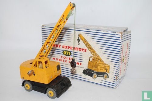 Coles Mobile Crane 0971 G-2a (1954) - Dinky Toys - LastDodo