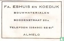 Fa. Eshuis en Koedijk Bouwmaterialen