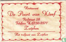 Restaurant De Poort van Kleef