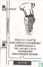Reimink's Restaurant Snelbuffet