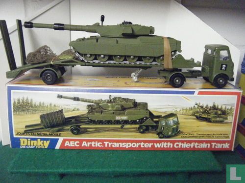 AEC Articulated Tank Transporter with Chieftain Tank