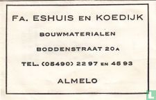 Fa. Eshuis en Koedijk Bouwmaterialen