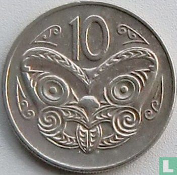 New Zealand 10 cents 1978 - Image 2