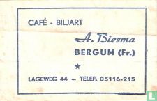 Café   Biljart A. Biesma