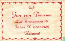 Café Jan Van Deursen
