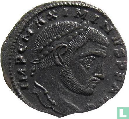 Maximinus II 309-312, AE Follis Thessalonica c. 312 - Afbeelding 1