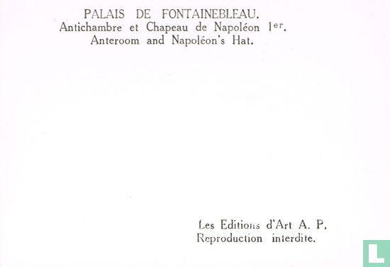 Antichambre et Chapeau de Napoléon 1er - Bild 2