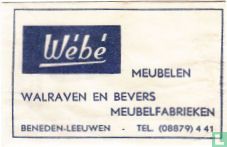 Wébé Meubelen - Walraven en Bevers Meubelfabrieken