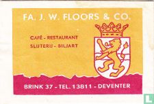 Fa. J.W. Floors & Co. Cafe Restaurant Slijterij Biljart
