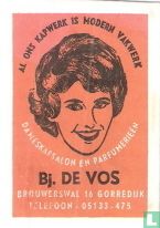 Dameskapsalon en Parfumerieën Bj. de Vos