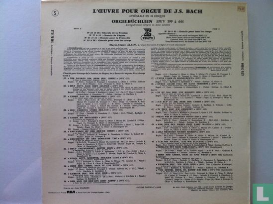 J.S. Bach L'oevre pour orgue - Image 2