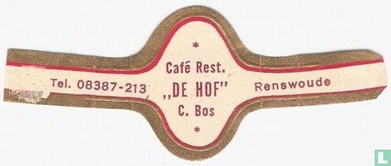 Café Rest. " De Hof " C. Bos - Tel. 08387-213 - Renswoude - Afbeelding 1