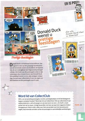 Donald Duck wenst u prettige feestdagen