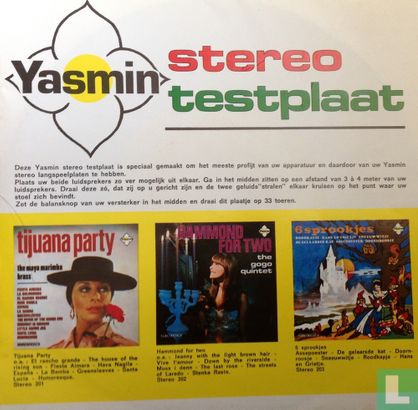 Yasmin Stereo Testplaat - Afbeelding 1